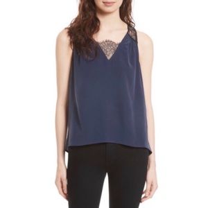 Joie Silk Lace Blouse